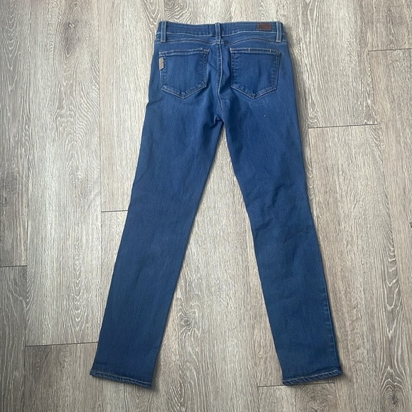 PAIGE Sz 27 Skyline Skinny Dark Wash Jeans denim - Picture 9 of 9
